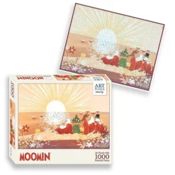 Pussel 1000 bitar Mumin Art Puzzle röd