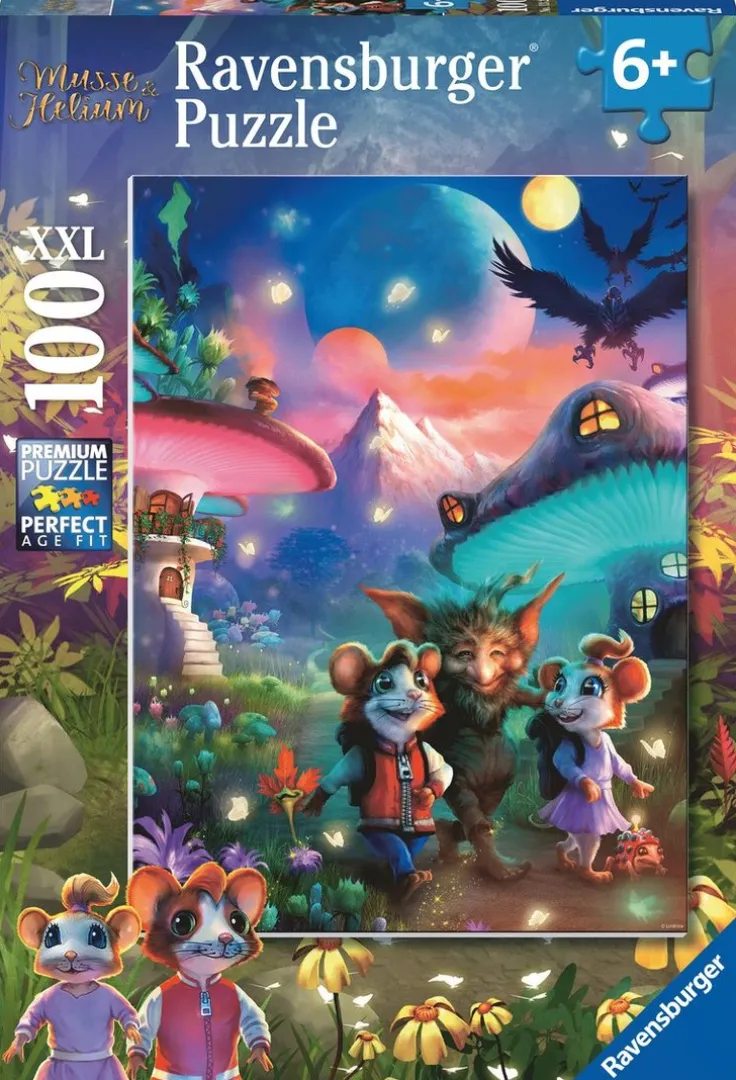 Pussel 100 bitar Musse & Helium: Magiska Svampolystina