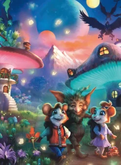 Pussel 100 bitar Musse & Helium: Magiska Svampolystina