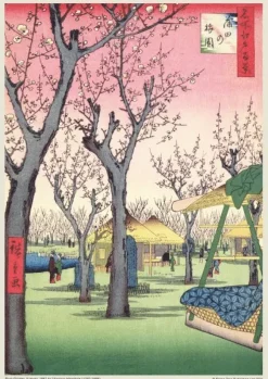 Pussel 1000 bitar Plum Garden, Utagawa Hiroshige