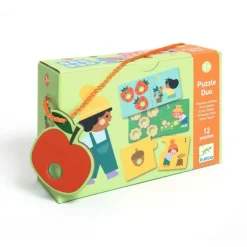 Pussel 2 bitar Siffror och figurer