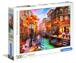 Pussel 500 bitar Sunset Over Venice High Quality Collection