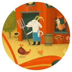 Pussel 16 bitar traktor