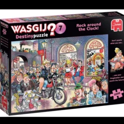 Pussel 1000 bitar Wasgij Retro Destiny 7: Rock around the clock