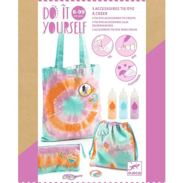 Pysselkit DIY Knytbatik - Sunshine camp