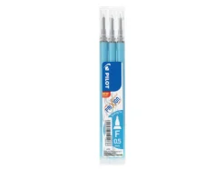Refill Frixion Point 0,5 Synergy-Tip 3-pack ljusblå