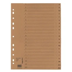 Register A4 A-Ö 150g kraftpapper