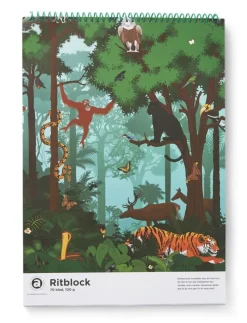 Ritblock A3 100g 70bl Djungel