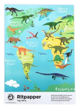 Ritblock A4 1kg världen