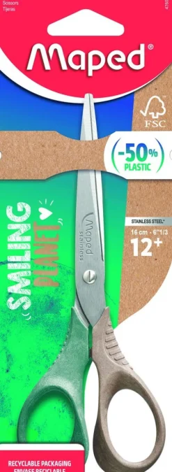 Sax 16cm Shape Smiling Planet FSC 50% Bio