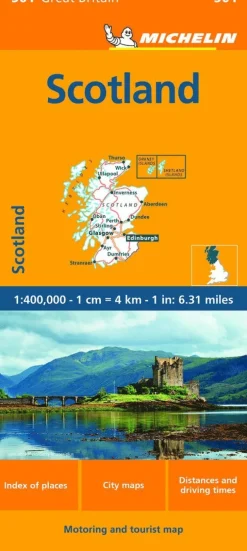 Scotland - Michelin Regional Map 501
