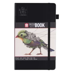 Skissbok 13x21cm Sakura vitt papper