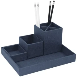 Skrivbordsställ Lena canvas blå