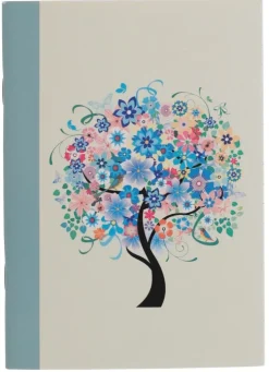 Skrivhäfte A5 linjerad Blomträd