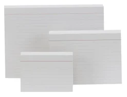 Skrivkort A7L 100st vit