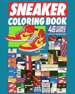 Sneaker Coloring Book