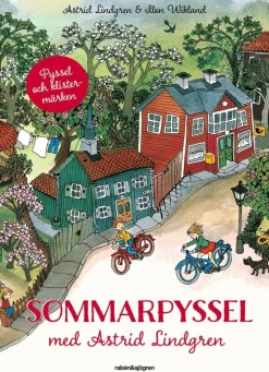Sommarpyssel med Astrid Lindgren : med klistermärken