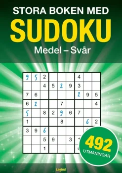 Stora boken med Sudoku : 492 sudokun, medel till svår