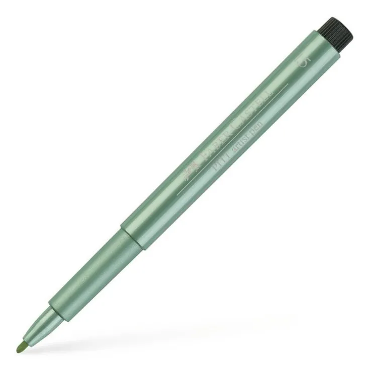 Tuschpenna PITT Artist Pen 1,5 metallic grön