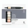 Tuschpenna Promarker 6 Skin tones set 1
