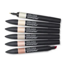 Tuschpenna Promarker 6 Skin tones set 1