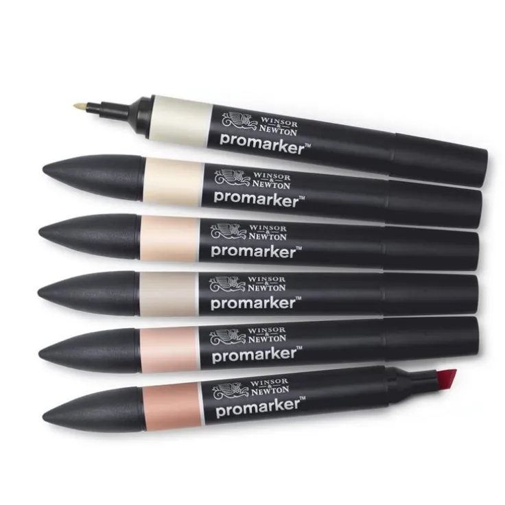 Tuschpenna Promarker 6 Skin tones set 1