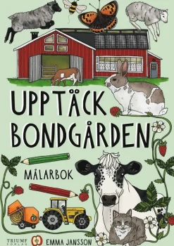 Upptäck bondgården målarbok