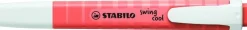 Överstrykningspenna Stabilo Swing Cool Pastell ljuskorall