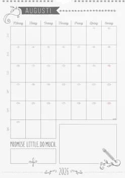 Väggkalender 2026 Doodle