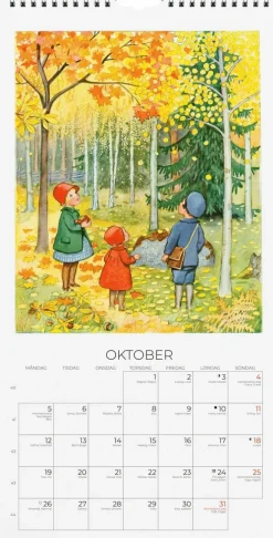 Väggkalender 2026 Elsa Beskow