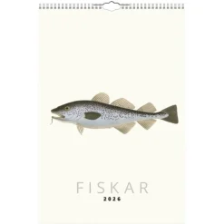Väggkalender 2026 Fiskar