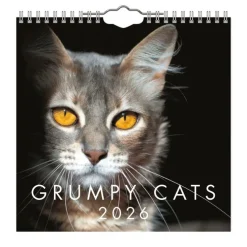 Väggkalender 2026 Grumpy Cats Mini