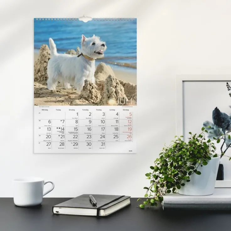 Väggkalender 2026 Stora Hundkalendern