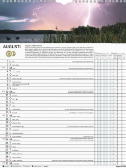 Väggkalender 2026 Väderalmanackan