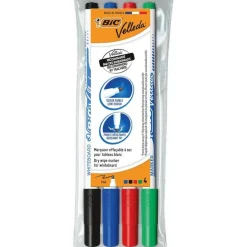 Whiteboardpenna Bic Velleda 4 färger